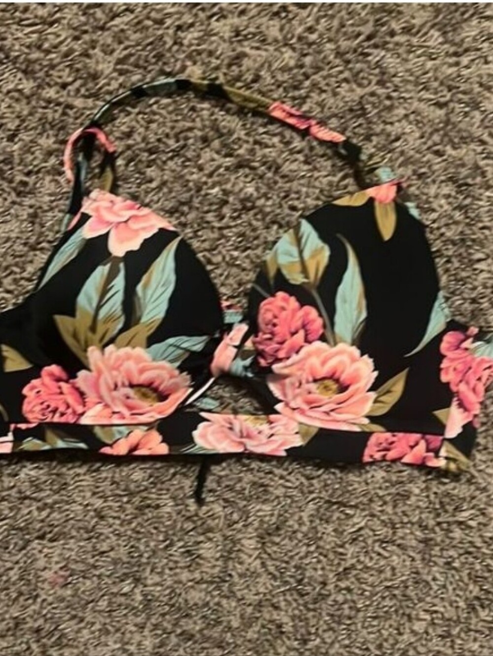 Shade & Shore Black and Pink Bikini Swimwear - Picture 5 of 7
